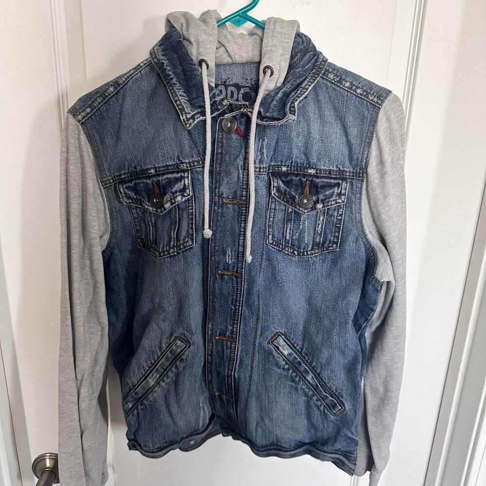 Vintage aeropostale denim hoodie jacket